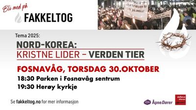 Fakkeltog i Fosnavåg 2025