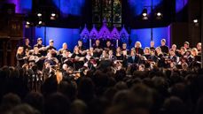 Bergen domkor opnar Kirkeautunnalen med sin jubileumskonsert. Foto: Magnus Skrede