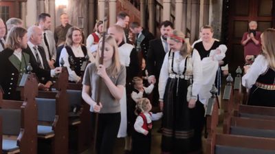 Gudsteneste i Vangen kyrkje