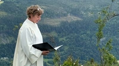 Gudsteneste på Espelifjellet