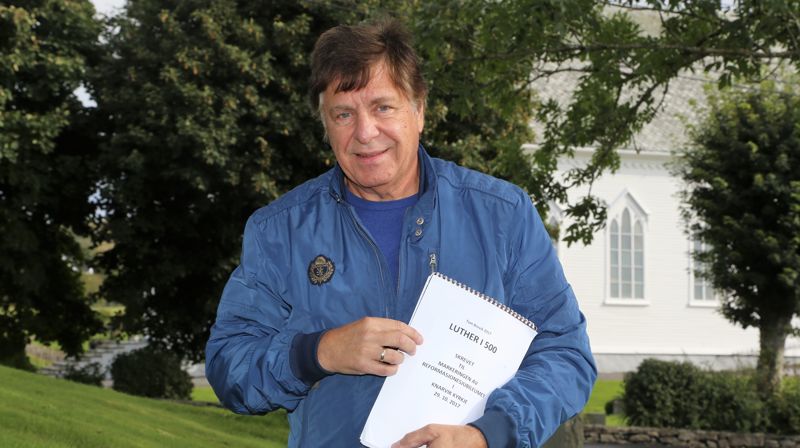 Tom Brevik, komponist for jubileumsverk som blir urframført i Knarvik kyrkje