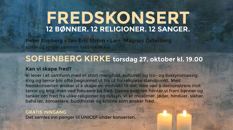Fredskonsert i Sofienberg kirke