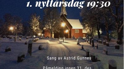 Kveldsgudstjeneste 1. nyttårsdag i Rennebu