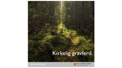 Forside, hefte om kirkelig gravferd i Trysil. Foto: Knut Holmseth. Utforming/grafisk: Anders Nyhuus.