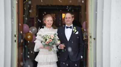 I fjor ble 277 par viet på valentindsagen, blant annet i Birkeland kirke i Bergen. I år er det flere kirker enn noen gang som tilbyr dette. Foto: Gyrid Cecilie Nygaard / Den norske kirke.