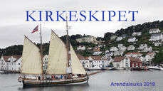 Den norske kirke leide den vakre seilskuta «Adella» under Arendalsuka 13.-17. august. På "Kirkeskipet" var det program fra morgen til kveld, for å vise kirkens bredde. (Foto: Adella.no)